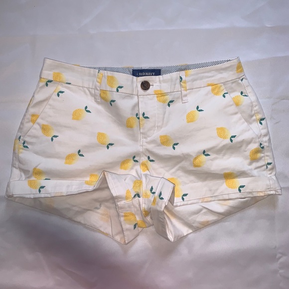 Old Navy lemon print shorts - Picture 1 of 3